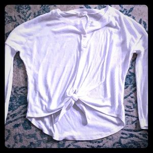 Treasure and bond ribbed Henley. MED. Nordstrom